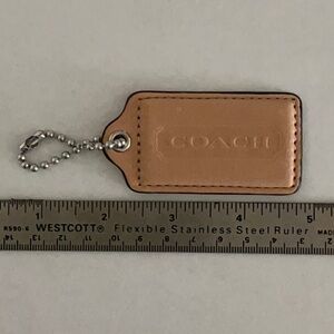 Coach Leather Tag